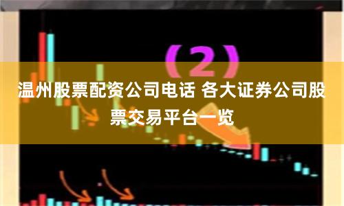 温州股票配资公司电话 各大证券公司股票交易平台一览